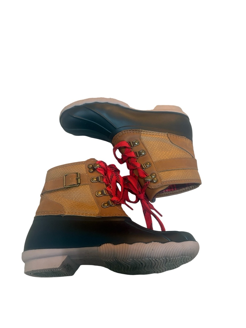 Maurices Size 7 Flannel Line Duck Boots